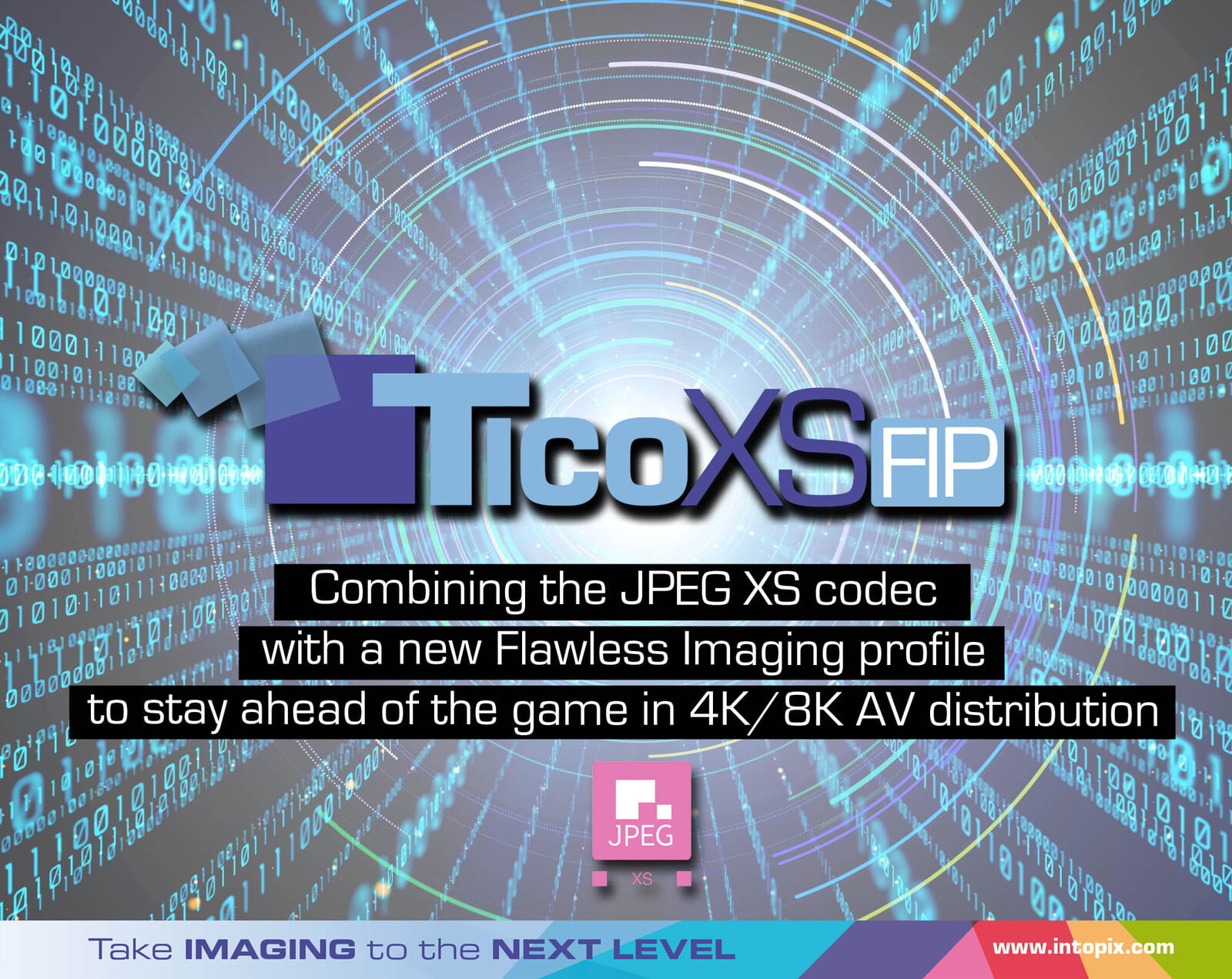 intoPIX introduces the new TicoXS FIP for 4K & 8K AVoIP & WiFi-6 during ISE 2022